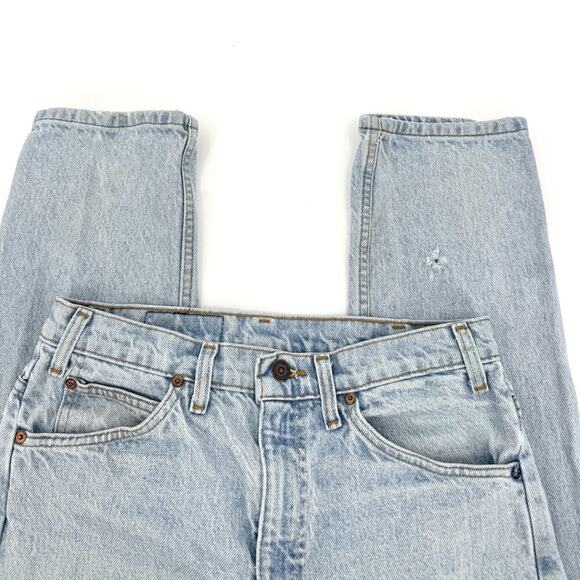 Levis 505 VTG 1992 Faded WORN Blue Jeans Straight 32x34 1990s Distressed Light - Picture 14 of 14